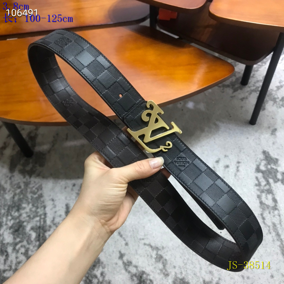 LV Belts 3.8 cm Width 013